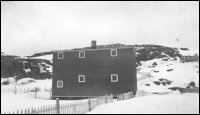 The parish hall, taken from Sam Best's beach.